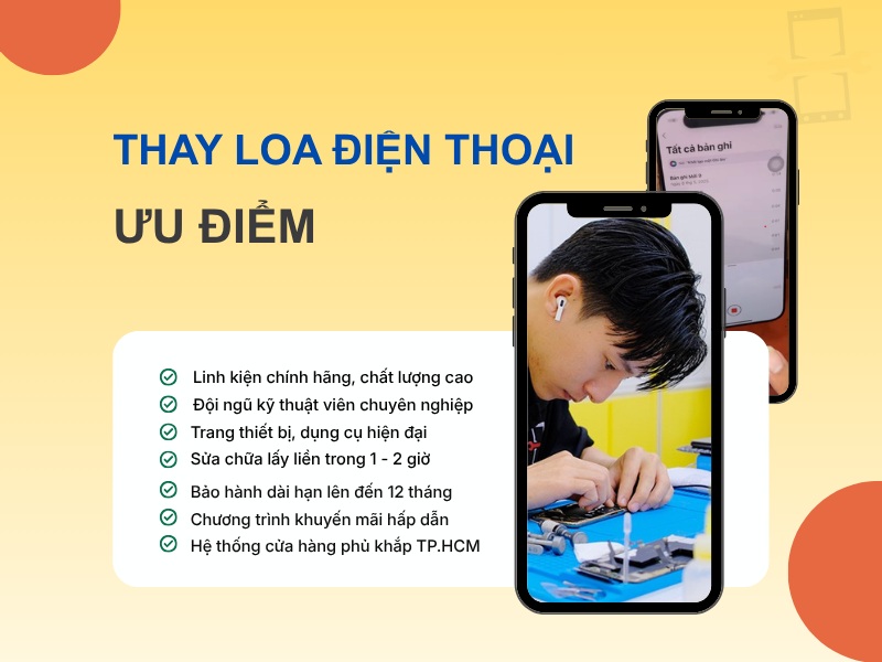 Ưu điểm khi thay loa tại Điện Thoại Nhanh