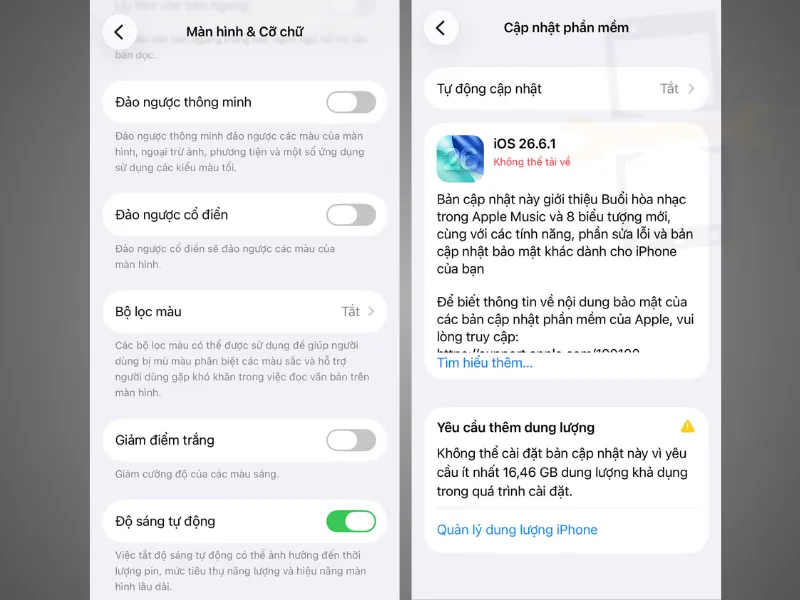 Cách xử lý màn hình iPhone bị chớp liên tục