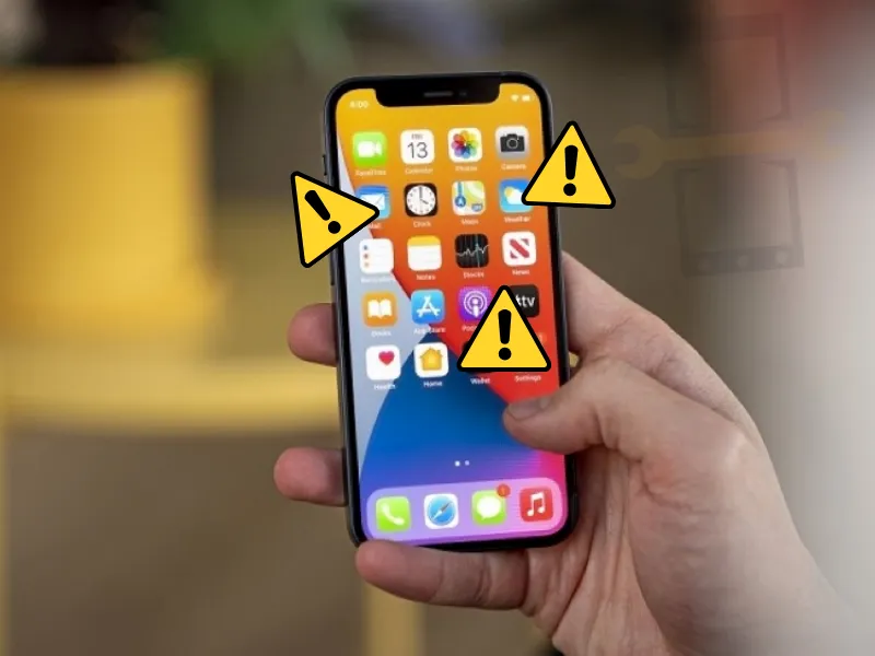 Dấu hiệu iPhone sau khi thay màn hình bị lỗi cảm ứng