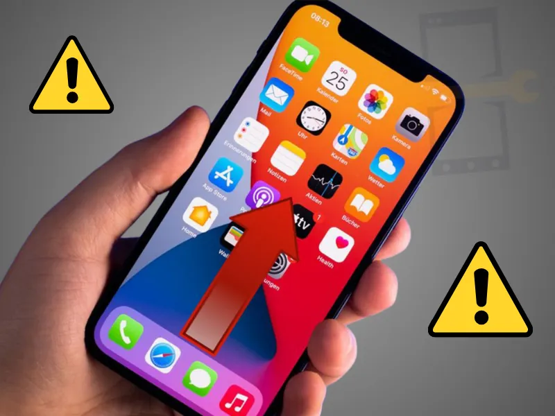 Dấu hiệu iPhone thay màn hình bị loạn cảm ứng