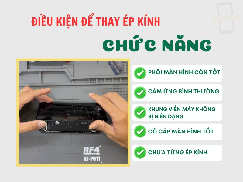 Điều kiện để thay ép kính 