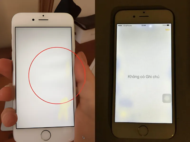 Màn hình bị chấm vàng có ảnh hưởng gì không?