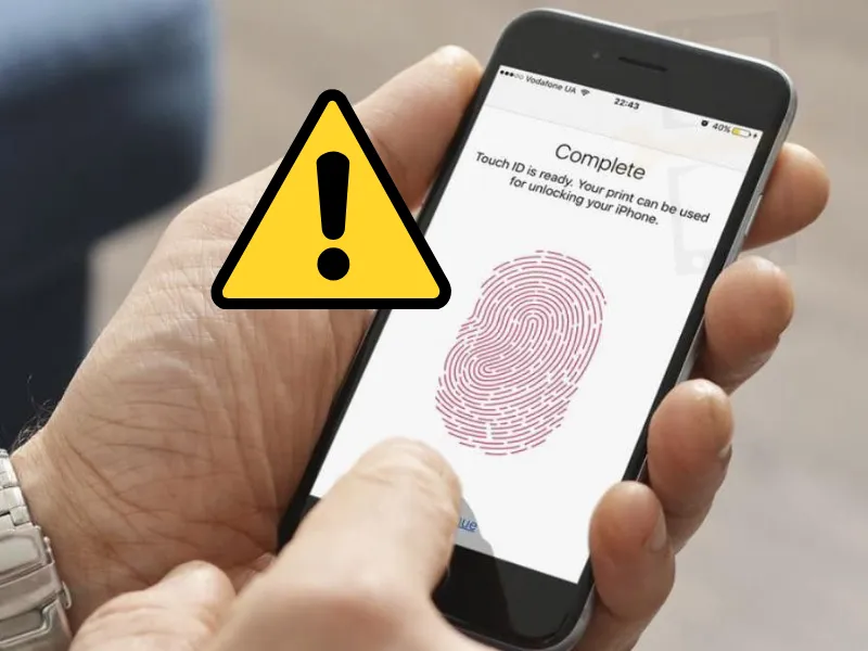 Nguyên nhân thay màn hình iPhone bị lỗi vân tay