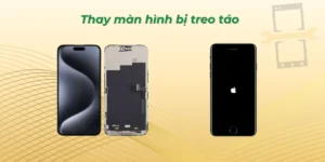 Thay màn hình bị treo táo