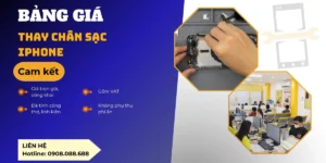 Bảng giá thay chân sạc iPhone lấy liền tại TP.HCM
