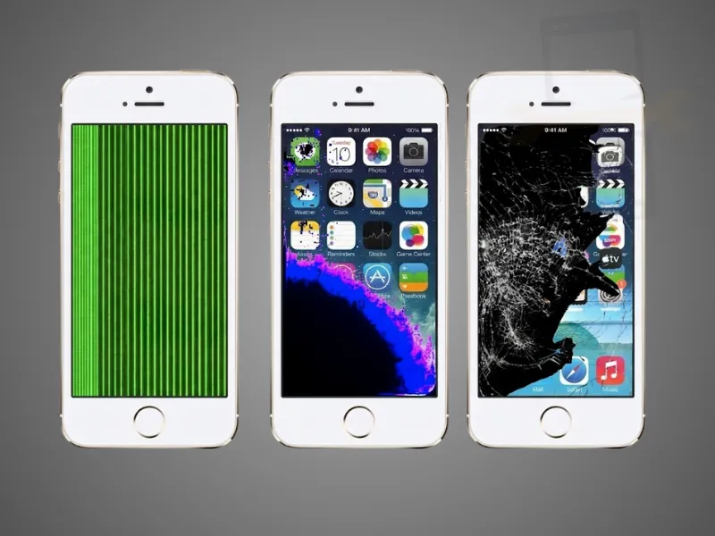 Các lỗi phổ biến trên màn hình iPhone 5