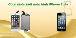 Cách nhận biết màn hình iPhone 5 zin