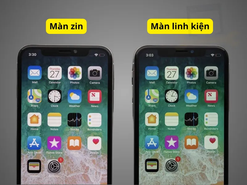 Có nên mua iPhone X đã thay màn hình không?
