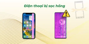 Điện thoại bị sọc hồng