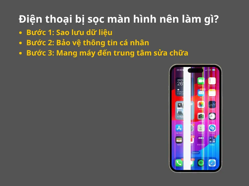 Điện thoại bị sọc màn hình nên làm gì?