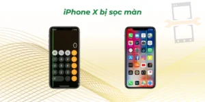 iPhone X bị sọc màn