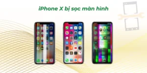 iPhone X bị sọc màn hình