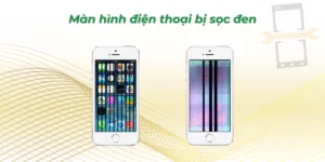 Màn hình điện thoại bị sọc đen
