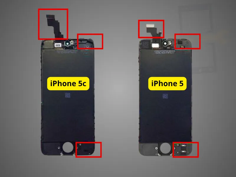 Màn hình iPhone 5 và 5c có giống nhau không?