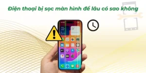 Nước vô màn hình điện thoại bị sọc dọc