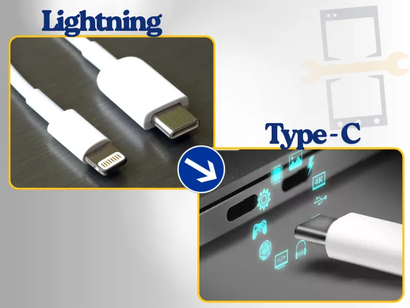 Sự chuyển giao từ Lightning sang Type-C