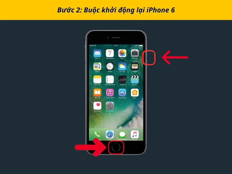 Buộc khởi động lại iPhone 6