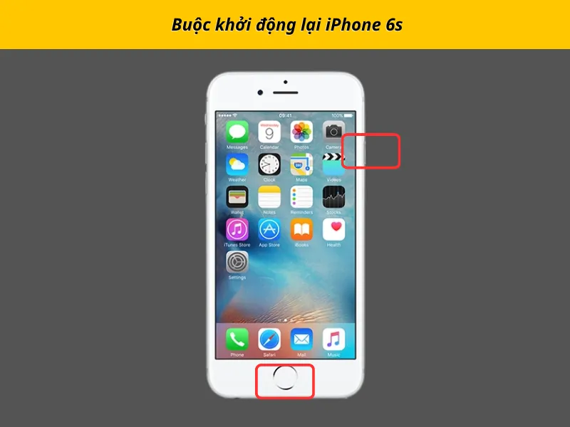 Buộc khởi động lại iPhone 6s