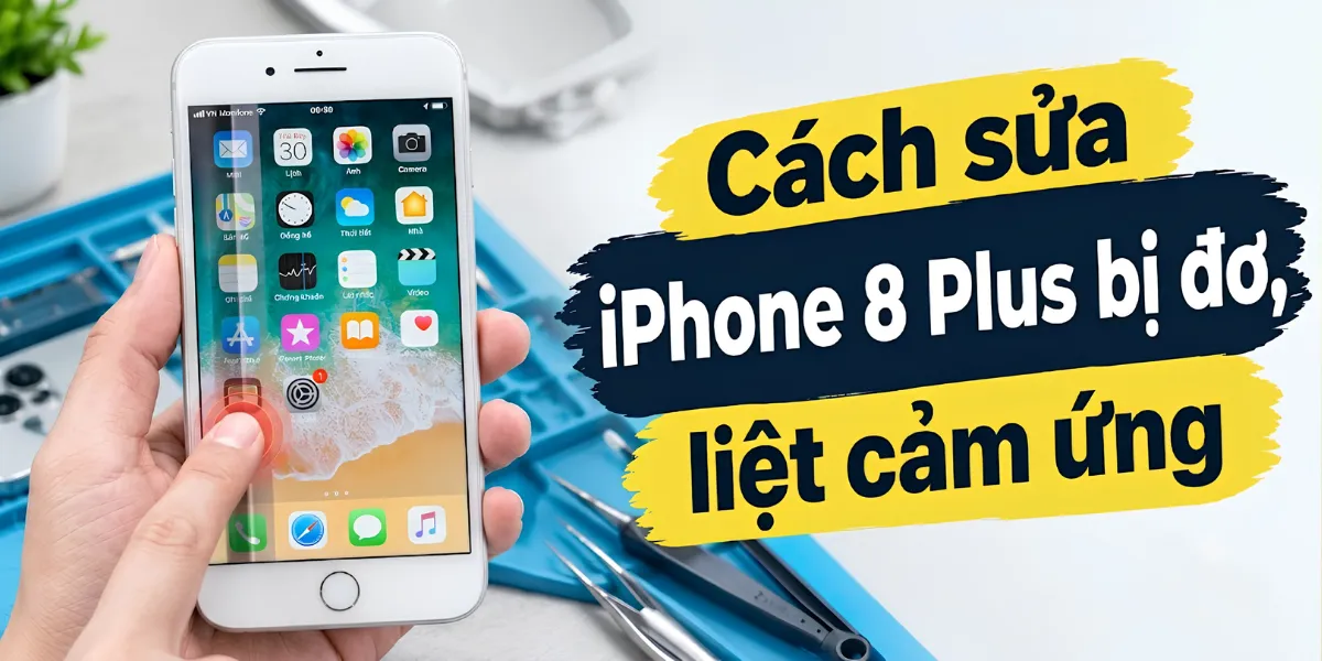 iPhone 8 Plus bị đơ, liệt cảm ứng