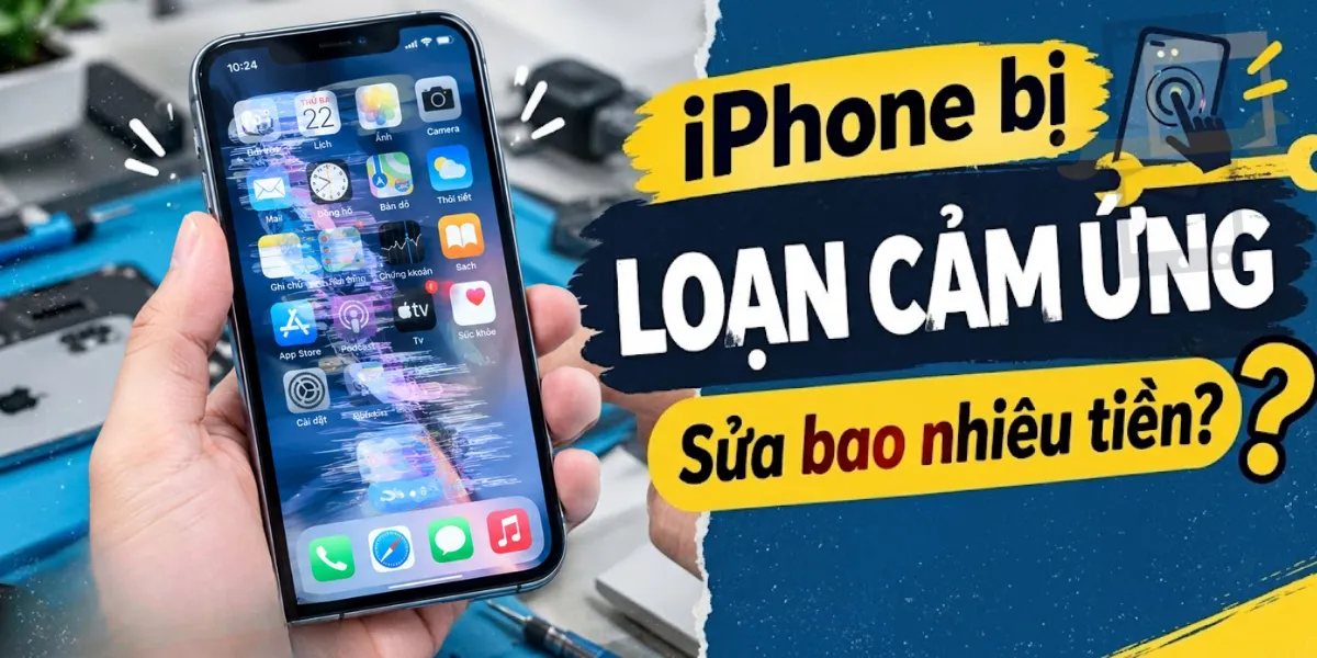 iPhone bị loạn cảm ứng sửa bao nhiêu tiền