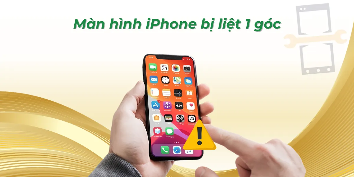 Màn hình iPhone bị liệt 1 góc