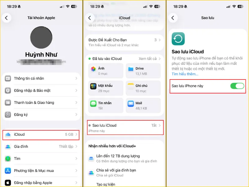 Sao lưu dữ liệu iPhone khi bị hở viền màn hình
