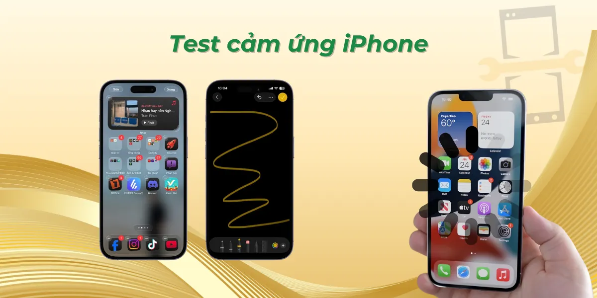 Test cảm ứng iPhone