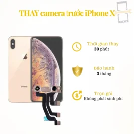 Thay camera trước iPhone X không Face ID