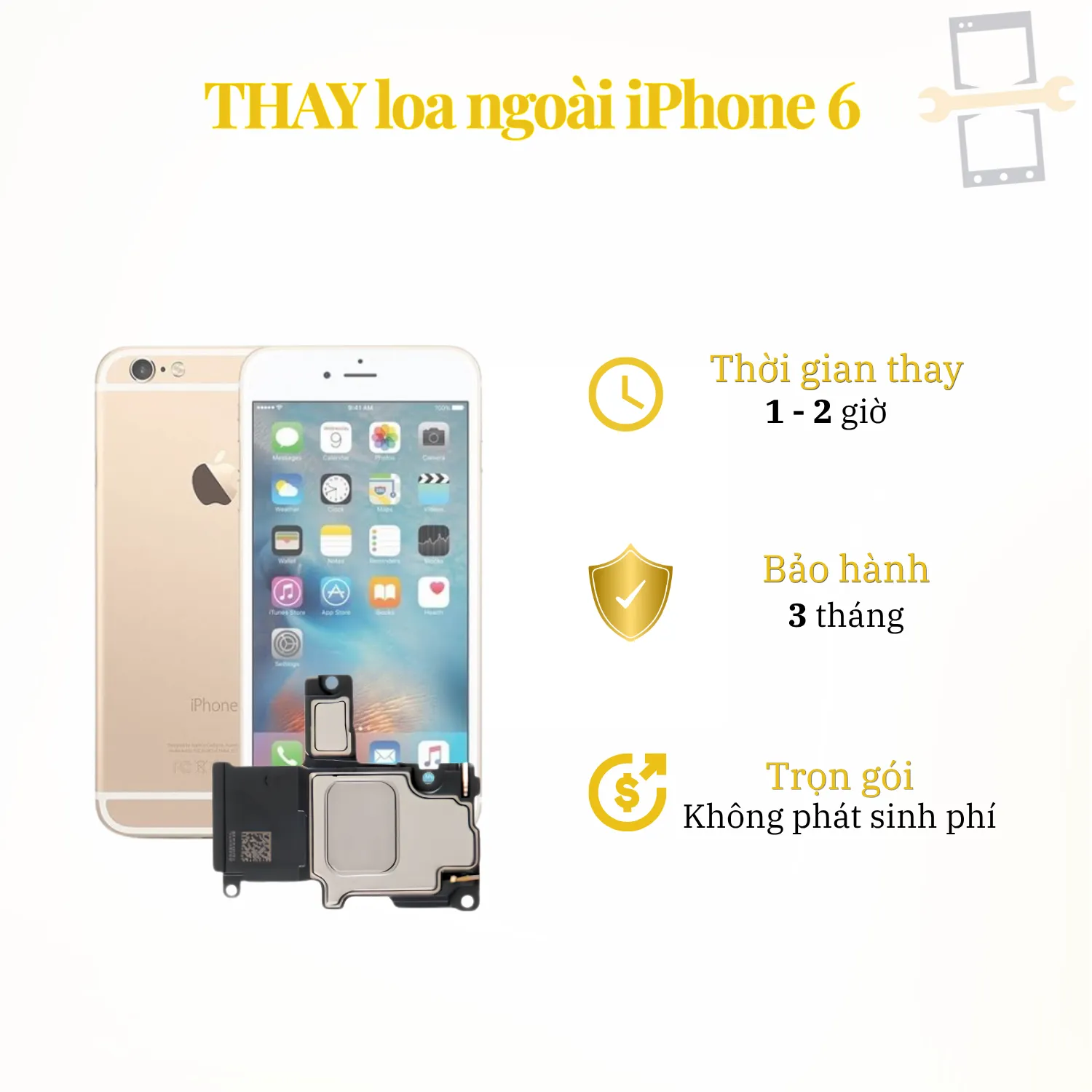Thay loa ngoài iPhone 6s