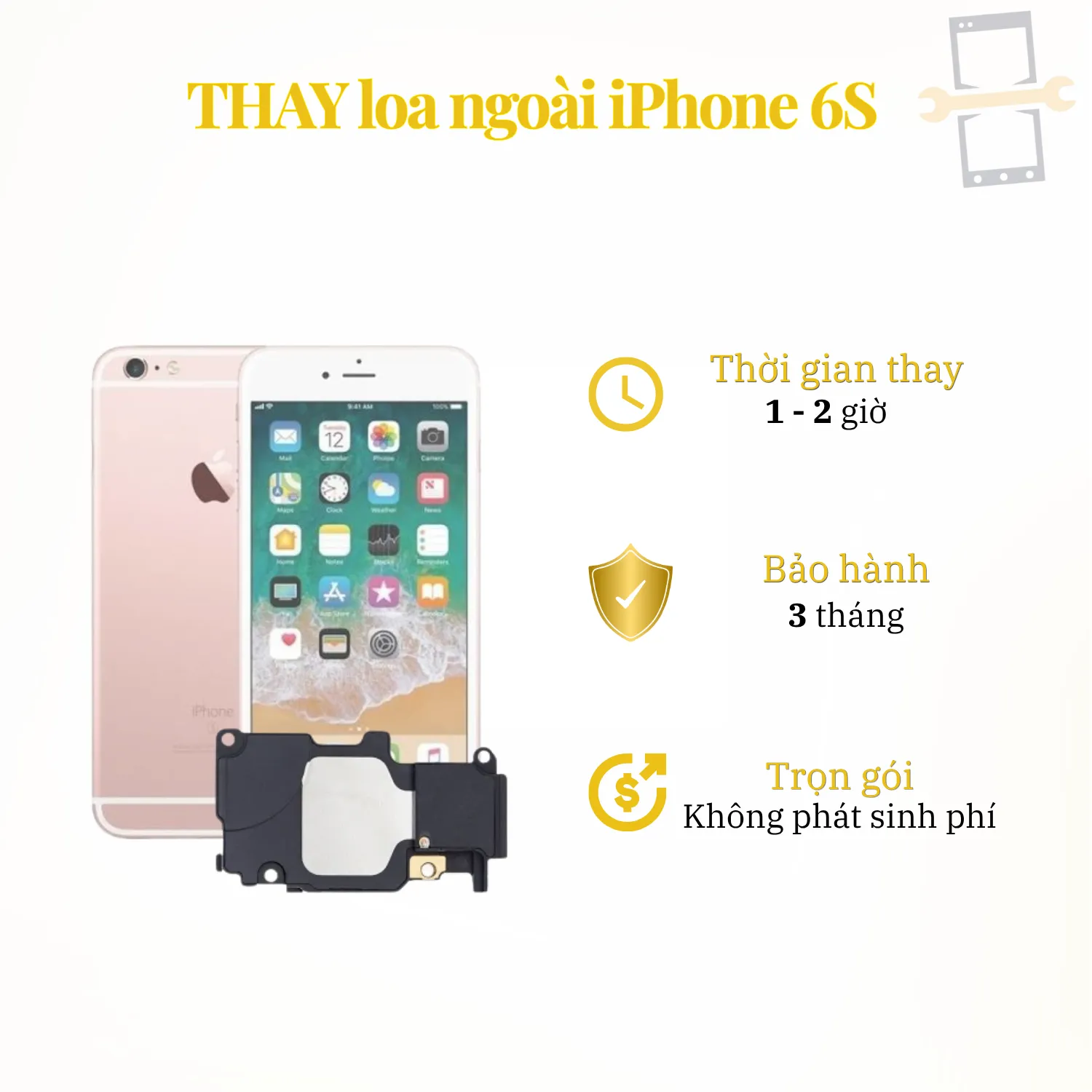 Thay loa ngoài iPhone 6s